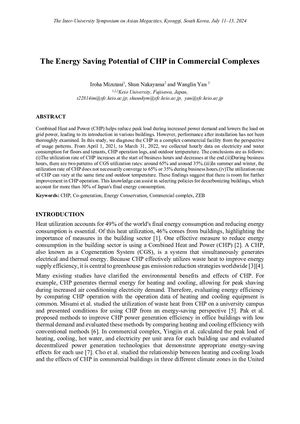 Calaméo - The Energy Saving Potential Of Chp In Commercial Complexes