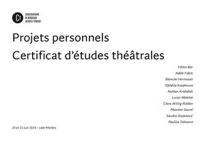 Projets personnels CET 2024