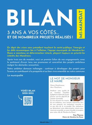 Bilan Mi Mandat 2020-2023