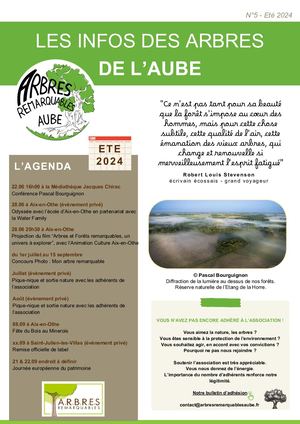 202406 N°5 Les Infos Des Arbres De L'aube