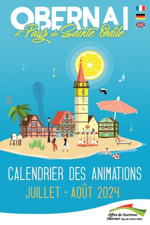 Calendrier des animation été Obernai 2024