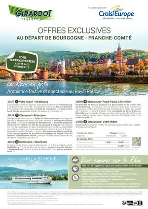 CroisiEurope - Offres exclusives