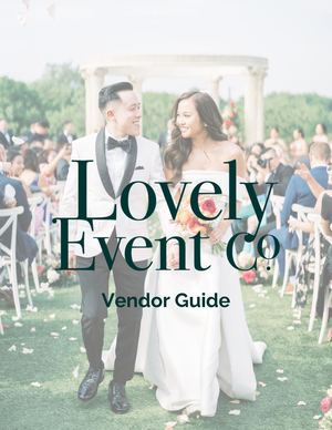 Lovely Event Co. Preferred Vendors