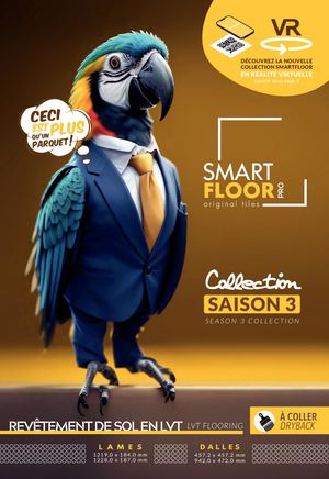 Smartfloor Collection Dryback Sol LVT à Coller Saison 3