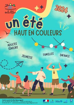 Programme été 2024 Centre social St-Eloi Beauregard