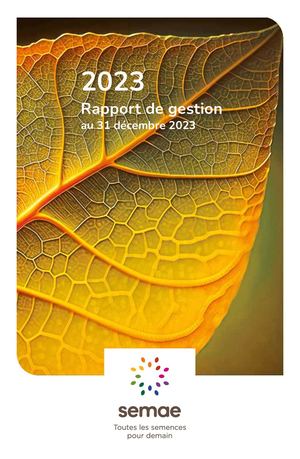 Rapport de gestion 2023
