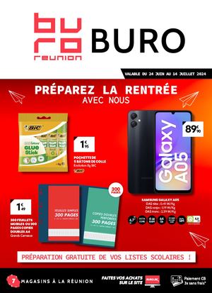 CATALOGUE RENTRÉE DES CLASSES 2024 - BURO RÉUNION