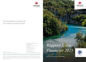 Rapport Extra Financier 2023 Club Plein Air Tourisme FR