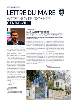 Lettre Du Maire #2 - Centre Ville