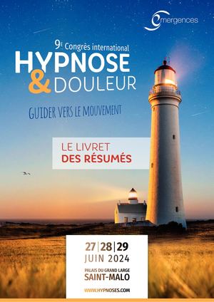 Le livret des resumés Congrès Hypnose & Douleur 2024