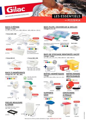 Gilac Les Essentiels Pizzeria 06204 FR ESHOP