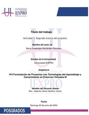 Indicadores de evaluación