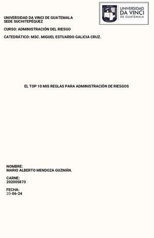 El Top 10 Mis Reglas Para Administrar Riesgos En Forma De Revista Digital (1)