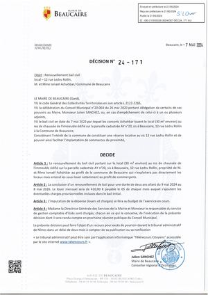Parution Des Actes Administratifs (décisions) D'aujourd'hui  (5).