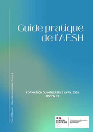 Guide Pratique De L’aesh Pial 10