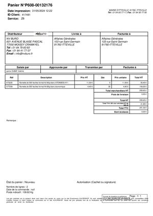 AR DEL 87 2024 ANNEXE Bon De Commande NVBURO