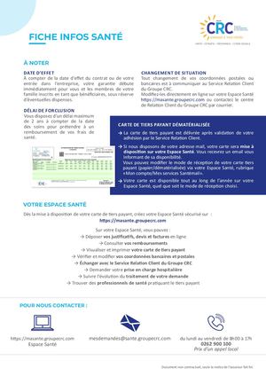 Fiche Infos Santé_Groupe CRC