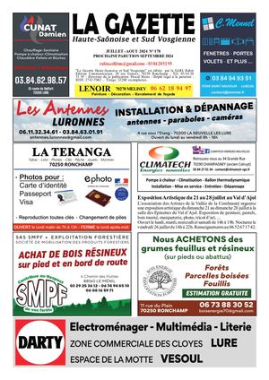 La Gazette Haute-Saônoise et Sud Vosgienne N°178