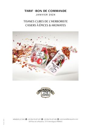 Tarifs Provence d'Antan Collection Cube et Casiers de l'Herboriste