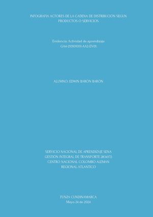 Infografia Actores De La Cadena De Distribucion