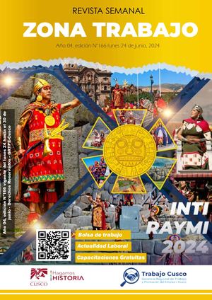 Revista de Empleo "Zona Trabajo Cusco" - Edición N°166