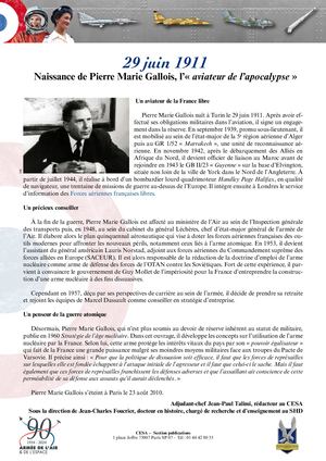 29 Juin 1911 Gallois