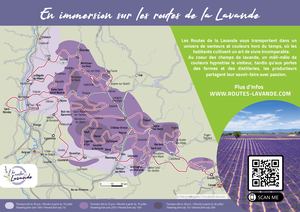 Carte Route De La Lavande 24