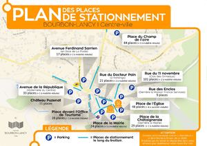 Plan parkings centre-ville