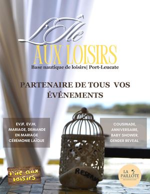Brochure Events de l'Île aux Loisirs