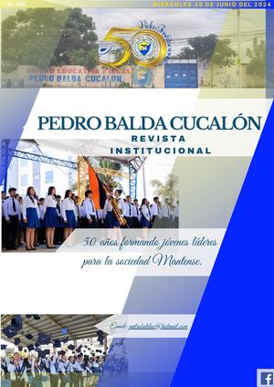 Revista Institucional Pedro Balda Cucalón