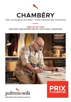 Nouvelle Ouverture poltronesofà Chambéry - DC