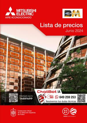 Mitsubishi Electric Tarifa 2024 Bricomur