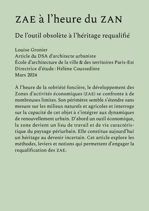 Louise Gronier Article Dsa 2024