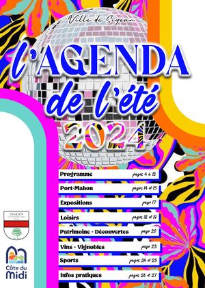 Agenda de l'été 2024 Sigean