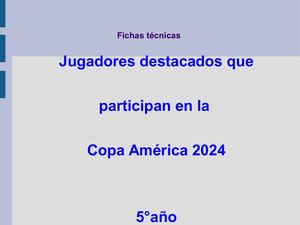 Fichas Técnicas