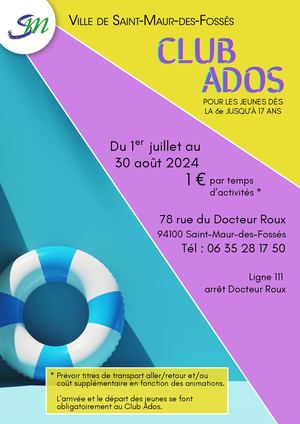 Club Ados Été 2024