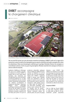 Strategie 159 Ehret Accompagne Le Changement Climatique