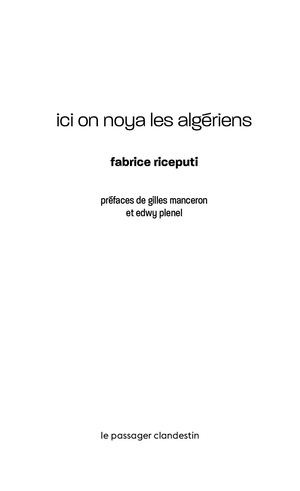 Ici On Noya Les Algeriens Poche