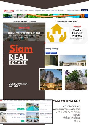 Siam Real Estate Condo For Rent Bangkok