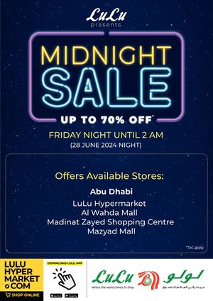 Lulu Midnight SALE- Abu Dhabi Stores