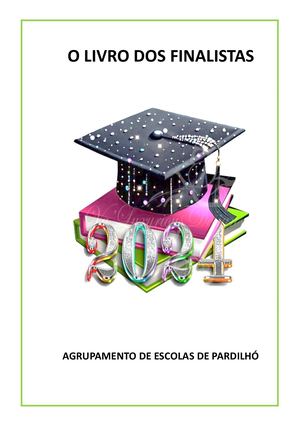 Livro Dos Finalistas 24 Pardilhó