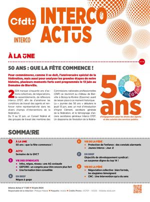 Interco Actus n°1120 du 10 juin 2024