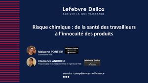 Webinaire : Risque chimique : exigences de prévention et de traçabilité