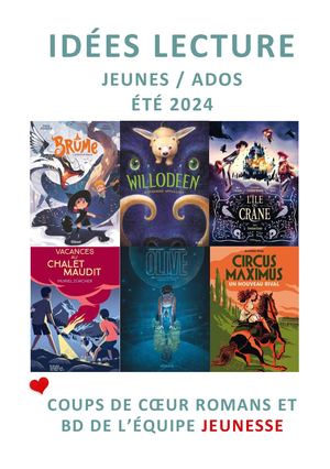 Livret Coups De Coeur jeunesse été 2024