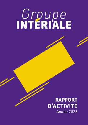 Groupe INTÉRIALE Rapport Activite 2023