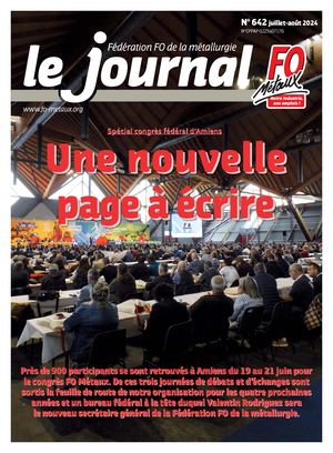 juillet-août 2024 /  Spécial congrès fédéral d’Amiens Une nouvelle page à écrire