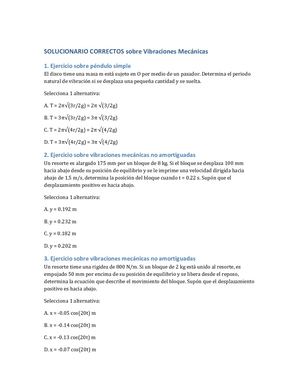 Ejercicios Vibraciones Mecanicas Solucionario