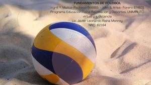Cartilla De Fundamentos En El Voleibol