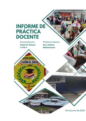 Informe De Práctica Docente