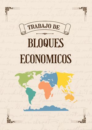 Bloques economicos